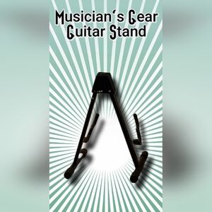 Musician's Gear Black Guitar Stand